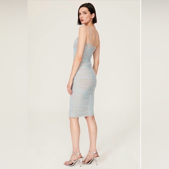 Nookie Eden Midi Dress light blue size medium - Picture 5 of 16